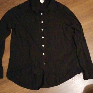 Black button up shirt